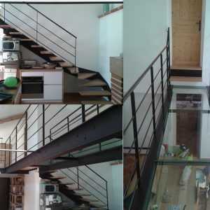 Escalier et passerelle