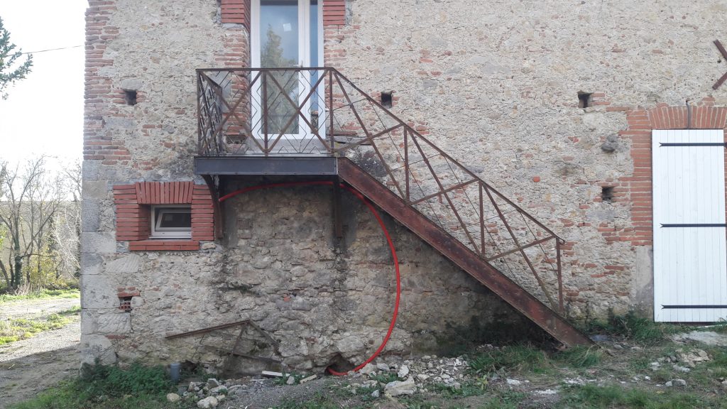 Escalier type Eiffel