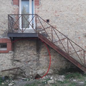 Escalier type Eiffel