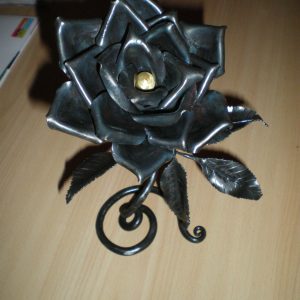Rose acier