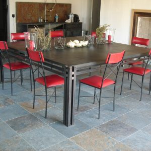 Table contemporaine ardoise