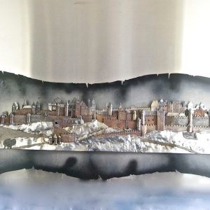 Tableau de la cité de Carcassonne